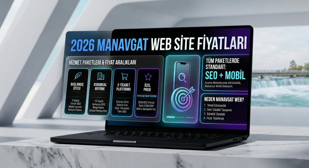 2026 Manavgat Web Site Fiyatları